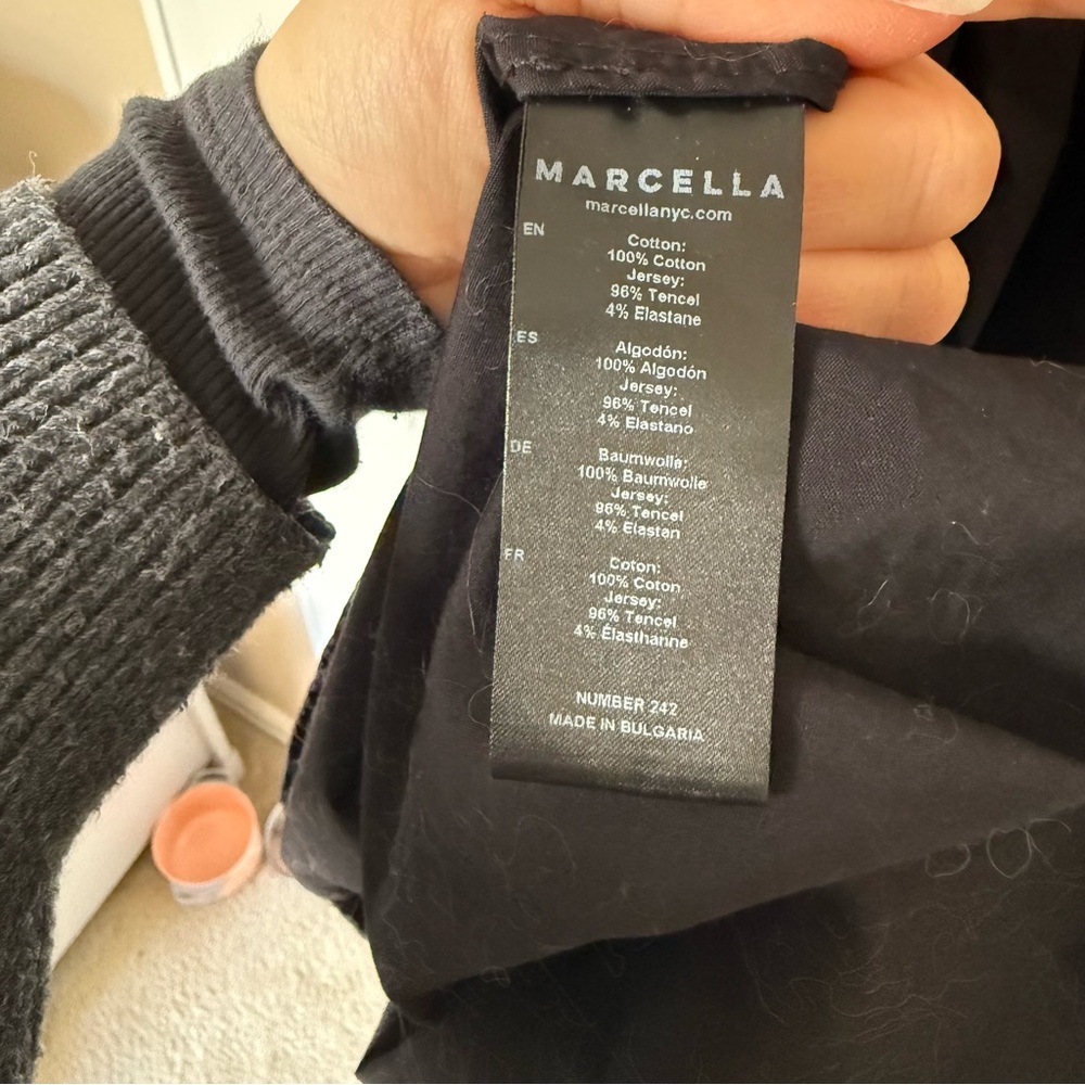 Marcella NYC sustainable european jersey poplin dress Size Small - Picture 6 of 12